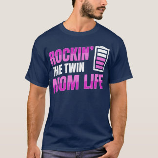 Camiseta Rockin, a Design da vida da mãe para uma Mãe de Fr