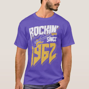 Camiseta Rockin' Desde 1962 Vintage Rock Music Fan 60th Bir