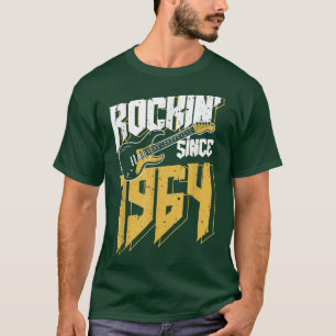 Camiseta Rockin' desde 1964 Vintage Rock Music Fan 58th Bir