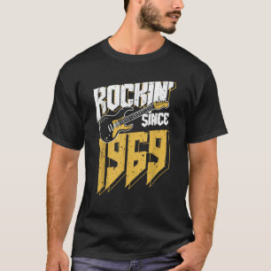 Camiseta Rockin desde 1969 Vintage Rock Music Fan 54th Birt