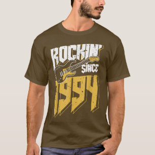 Camiseta Rockin' desde 1994 Vintage Rock Music Fan 28th Bir