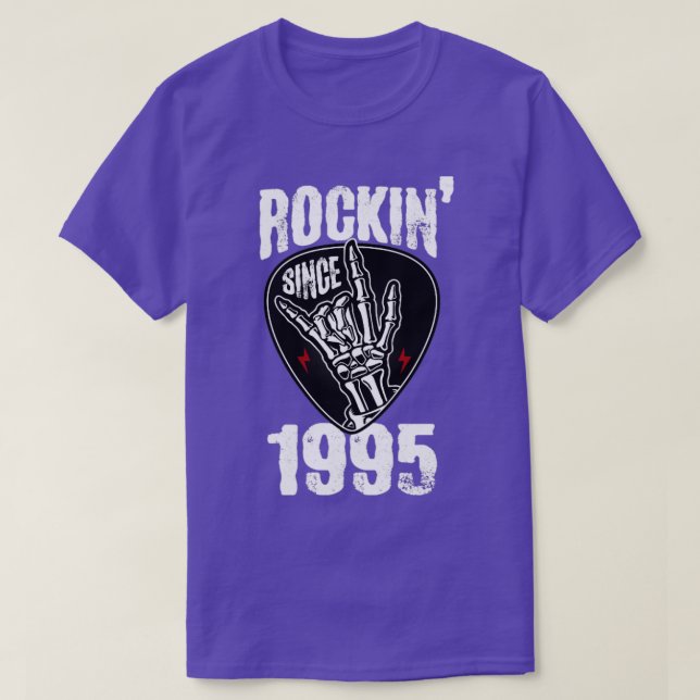 Camiseta Rockin desde 1995 (Frente do Design)