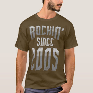 Camiseta Rockin' Desde 2005 Vintage Rock Music Fan 17th Bir