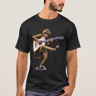 Camiseta Rockin' Monkey Guitar
