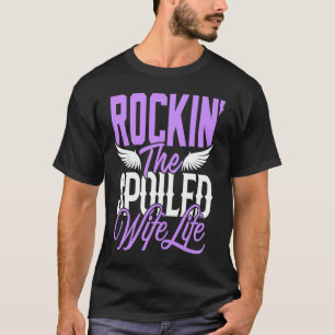 Camiseta Rockin, mulher Casamento de vida mimada