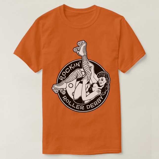 Camiseta Rockin Roller Derby (Frente do Design)