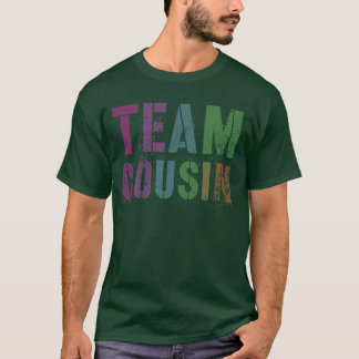 Camiseta Rockin TEAM COUSIN Engraçado Avó Avô Reeduca