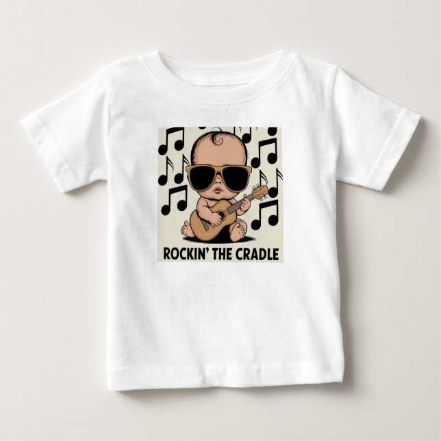 Camiseta Rockin' the Cradle Baby Tshirt (Frente)