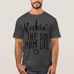 Camiseta Rockin The Life Engraçado Dog Lover Cote Cote Cite