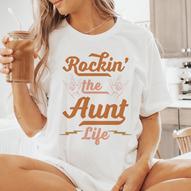 Camiseta Rockin' the tia Life (Criador carregado)