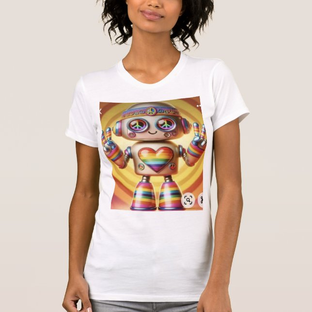Camiseta Rocking Retro Robot (Frente)