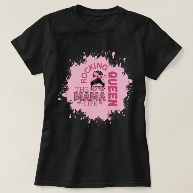 Camiseta Rocking the Mama life  (Frente do Design)