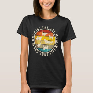 Camiseta Rockinu2018 A Gata Mãe, Tia Vida Bonita, Mamãe Ca