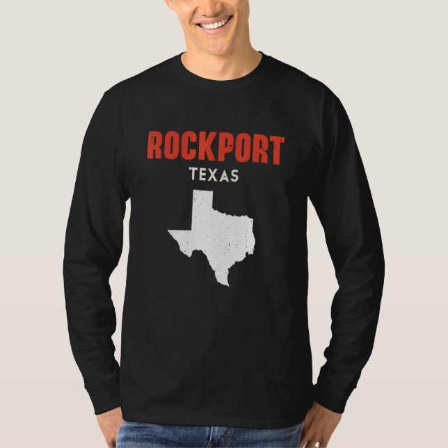 Camiseta Rockport Texas USA State America Travel Texas (Frente)
