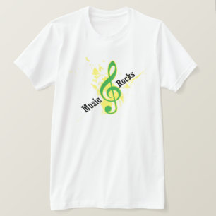Camiseta Rocks de música