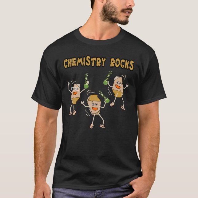 Camiseta Rocks de Química (Frente)