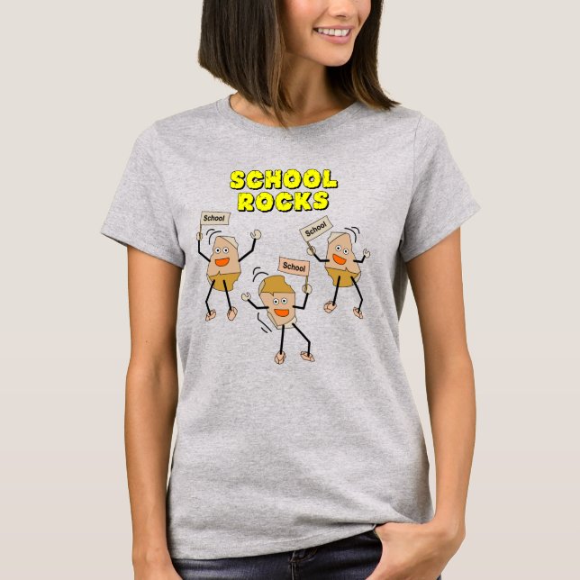 Camiseta Rocks na escola (Frente)