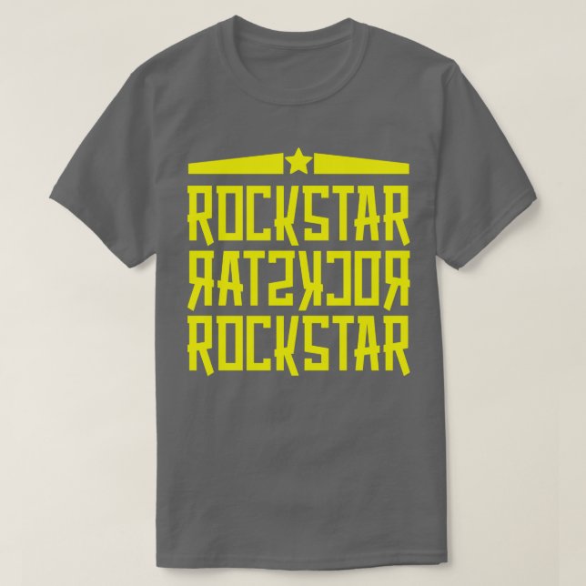 Camiseta Rockstar (Frente do Design)