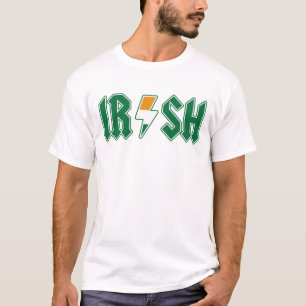 Camiseta Rockstar, Banda de rock irlandês Retro Dia de Sã