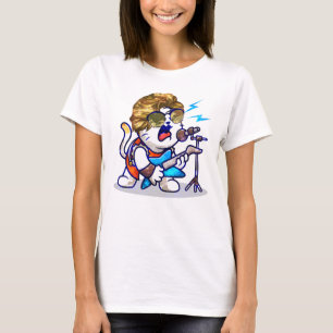 Camiseta Rockstar Cat   Músico