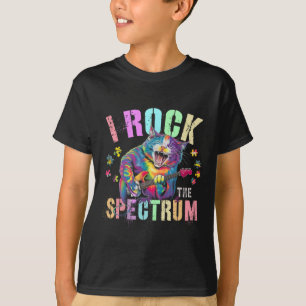 Camiseta Rockstar Eu Balanço O Espectro Autismo Motivação M