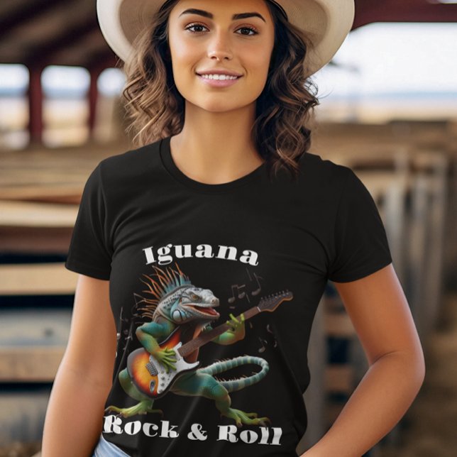 Camiseta Rockstar Iguana em uma Coloração Musical Burst (Criador carregado)
