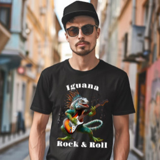 Camiseta Rockstar Iguana em uma Coloração Musical Burst