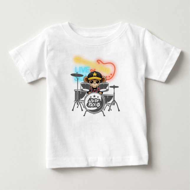 Camiseta Rockstar Monkey (Frente)