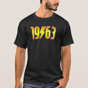 Camiseta Rockstars são Nasceres em 1963 Birthday Rock N Rol