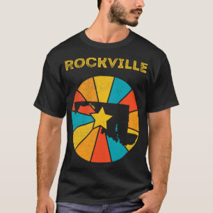 Camiseta Rockville Maryland Vintage angustiou Souvenir 1