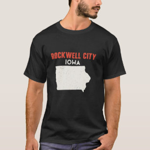 Camiseta Rockwell City Iowa EUA State America Viagem Iowan