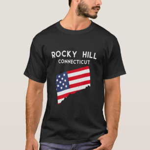 Camiseta Rocky Hill Connecticut EUA State America Viagem Co