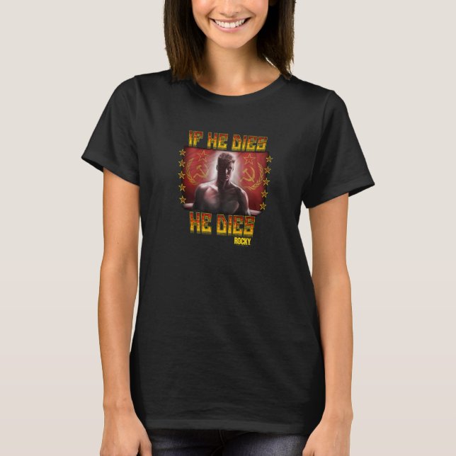 Camiseta Rocky IV Condolências (Frente)