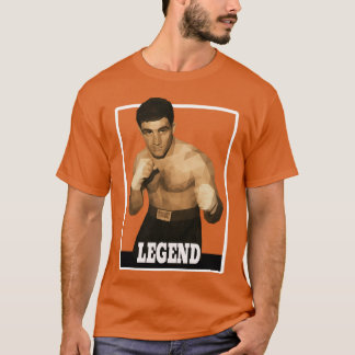 Camiseta Rocky Marciano Low Poly Legend – Boxing Icon, Vint
