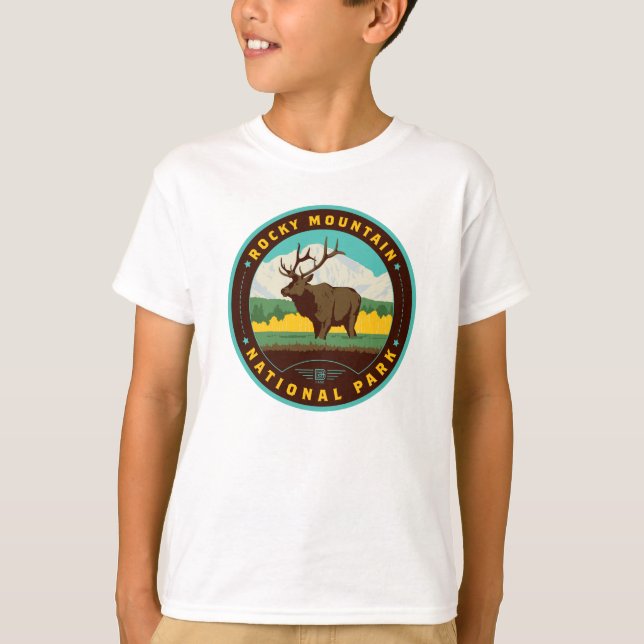 Camiseta Rocky Mountain National Park (Frente)