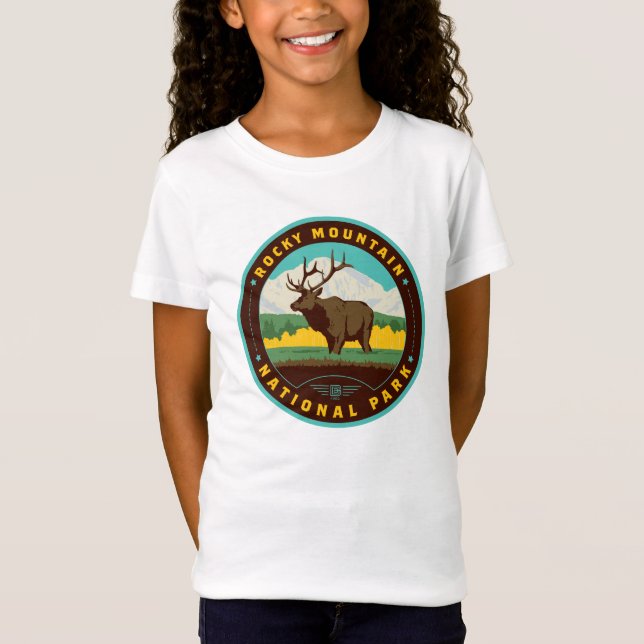 Camiseta Rocky Mountain National Park (Frente)