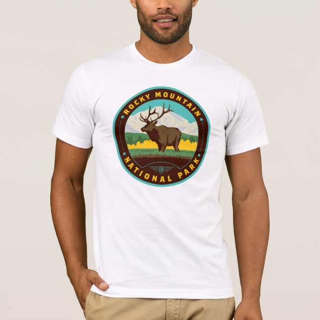 Camiseta Rocky Mountain National Park (Frente)