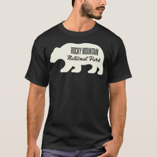 Camiseta Rocky Mountain National Park Bear Tan
