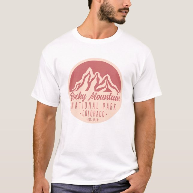 Camiseta Rocky Mountain National Park Colorado (Frente)