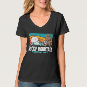 Camiseta Rocky Mountain National Park Colorado Banjo Bear