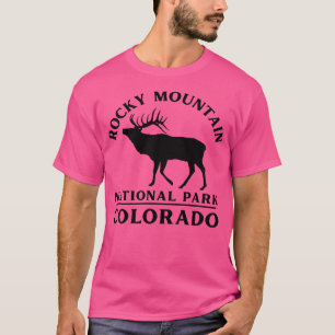 Camiseta Rocky Mountain National Park Colorado Elk Nature H