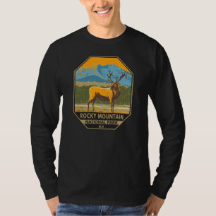 Camiseta Rocky Mountain National Park Colorado Elk Vintage