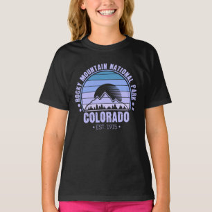 Camiseta Rocky Mountain National Park Colorado Retro