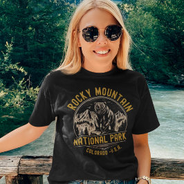 Camiseta Rocky Mountain National Park Forest Landscape