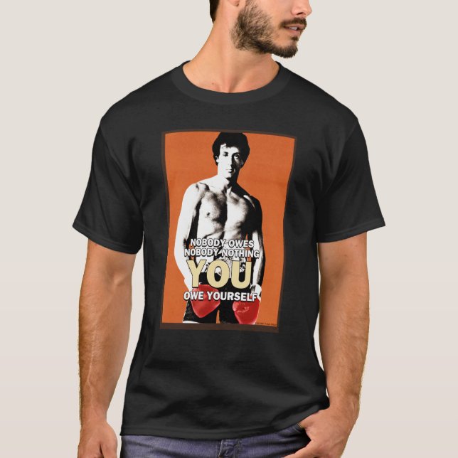 Camiseta Rocky Nobody Owes You Nothing (Frente)