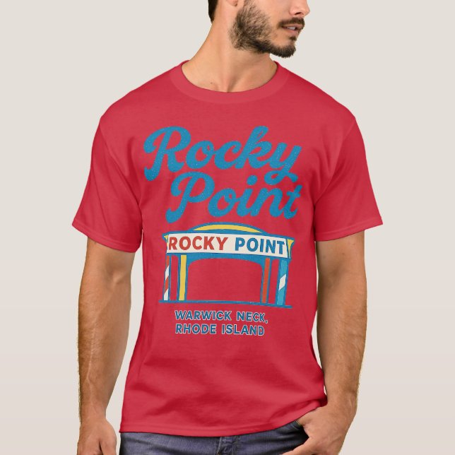 Camiseta Rocky Point Warwick, Rhode Island (Frente)
