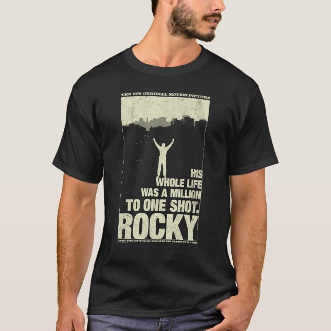 Camiseta Rocky Silhouette (Frente)