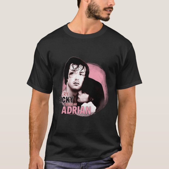 Camiseta Rocky'S Day All Rocky Precisa De Um Adrian (Frente)