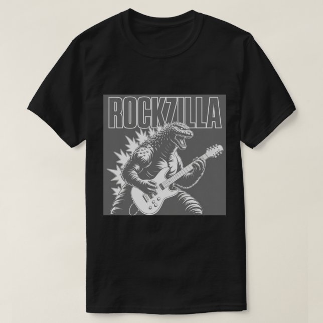 Camiseta Rockzilla (Frente do Design)