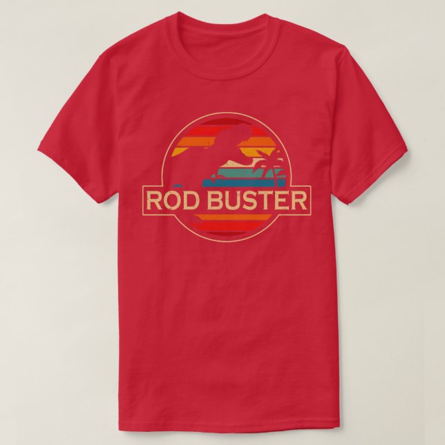 Camiseta Rod Buster Dinosaur (Frente do Design)